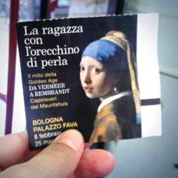 My ticket to see the girl with the pearl earring